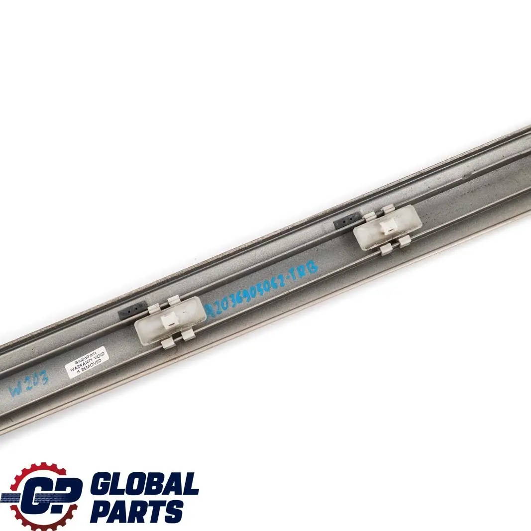 Mercedes-Benz C W203 Front Right Door Trim Molding Strip Travertine Beige 693 to with Part number A2036905062 Mercedes-Benz C W203 Front Right Door Trim Molding Strip Travertine Beige 693 - SKU A2036905062-TRB - Part number A2036905062