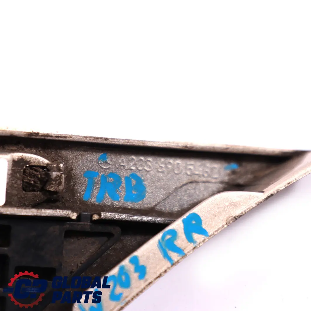 Mercedes-Benz C W203 Rear Right Fender Trim Molding Strip Travertine Beige 693 to with Part number A2036905462 Mercedes-Benz C W203 Rear Right Fender Trim Molding Strip Travertine Beige 693 - SKU A2036905462-TRB - Part number A2036905462