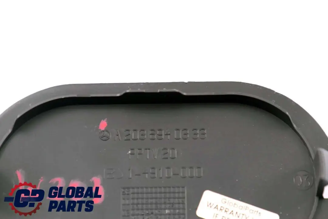 Mercedes C-Class W203 Trunk Boot Tailgate Rear Lock Cover Trim - SKU A2036940333 - Part number A2036940333