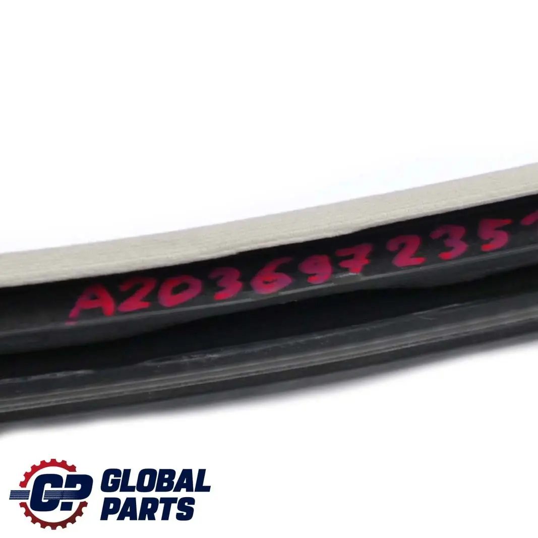  Mercedes-Benz C W203 Front Door Seal Frame Gasket Left Right Grey - SKU A2036972351 - Part number A2036972351