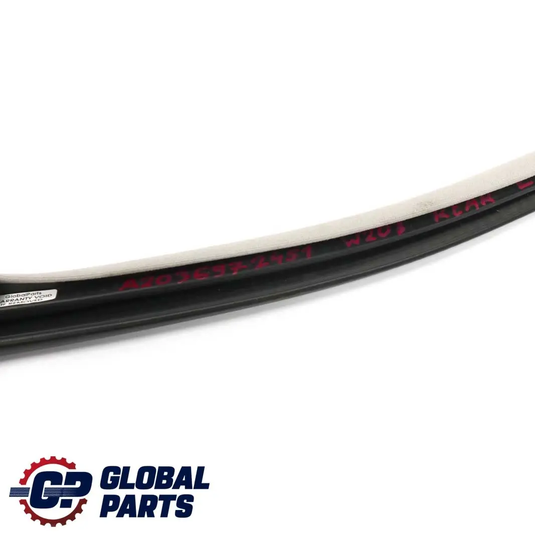 Mercedes W203 Guarnizione Porta Posteriore Telaio Sinistra Destra Grigio - SKU A2036972451 - Numero di parte A2036972451