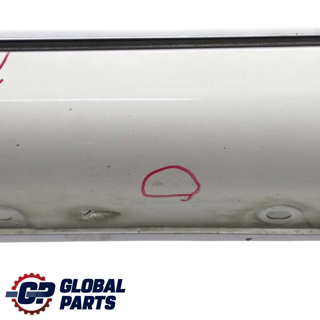  Mercedes-Benz W203 Listello Portiera Apertura Gonna SX Brillante Argento - SKU A2036980154-BS - Numero di parte A2036980154