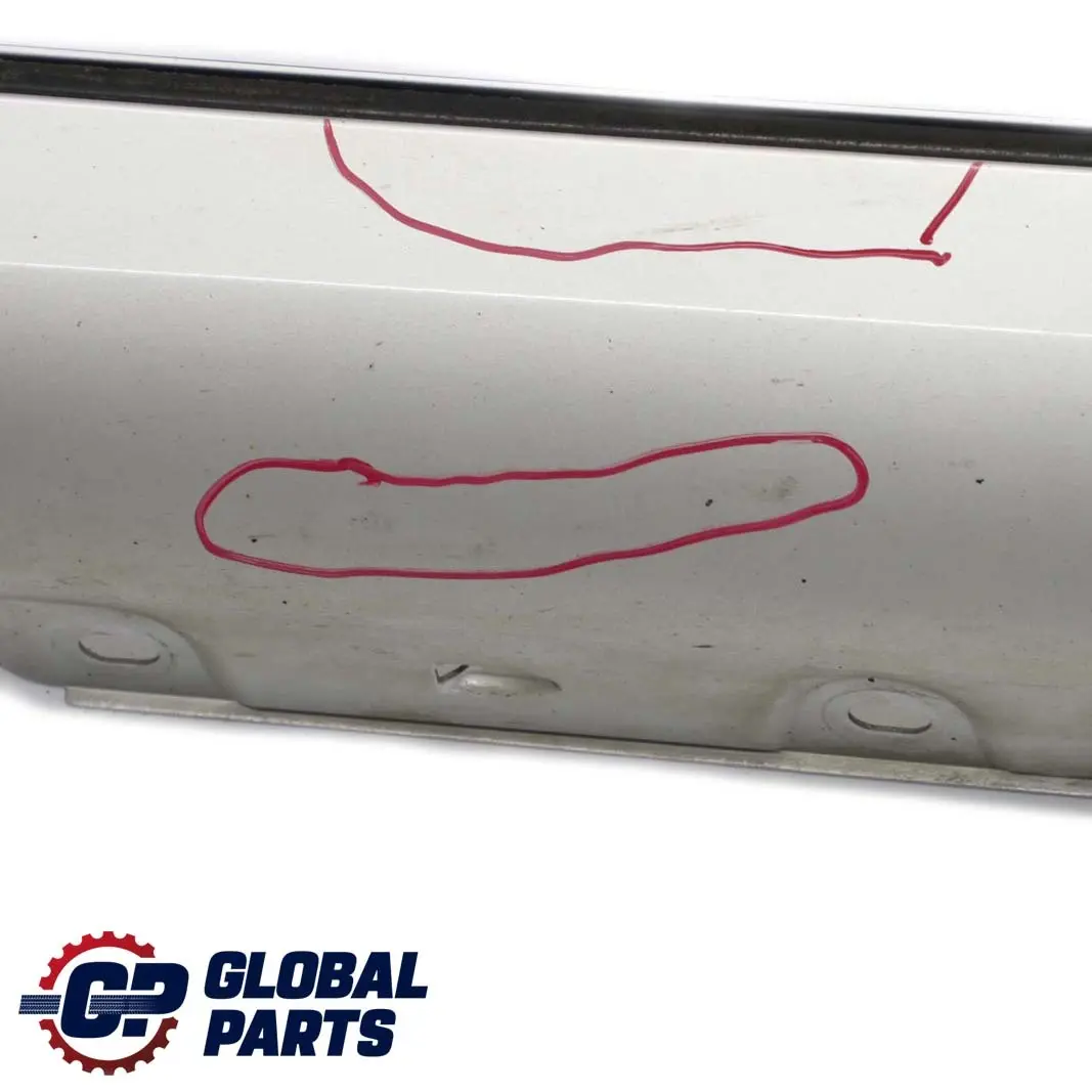  Mercedes-Benz W203 Listello Portiera Apertura Gonna SX Brillante Argento - SKU A2036980154-BS - Numero di parte A2036980154