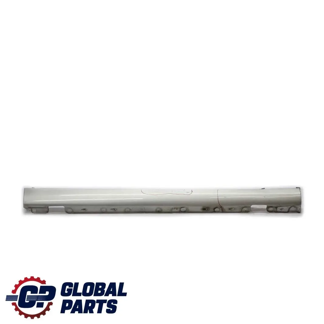 Mercedes-Benz W203 Listello Portiera Apertura Gonna Destra Brillante Argento