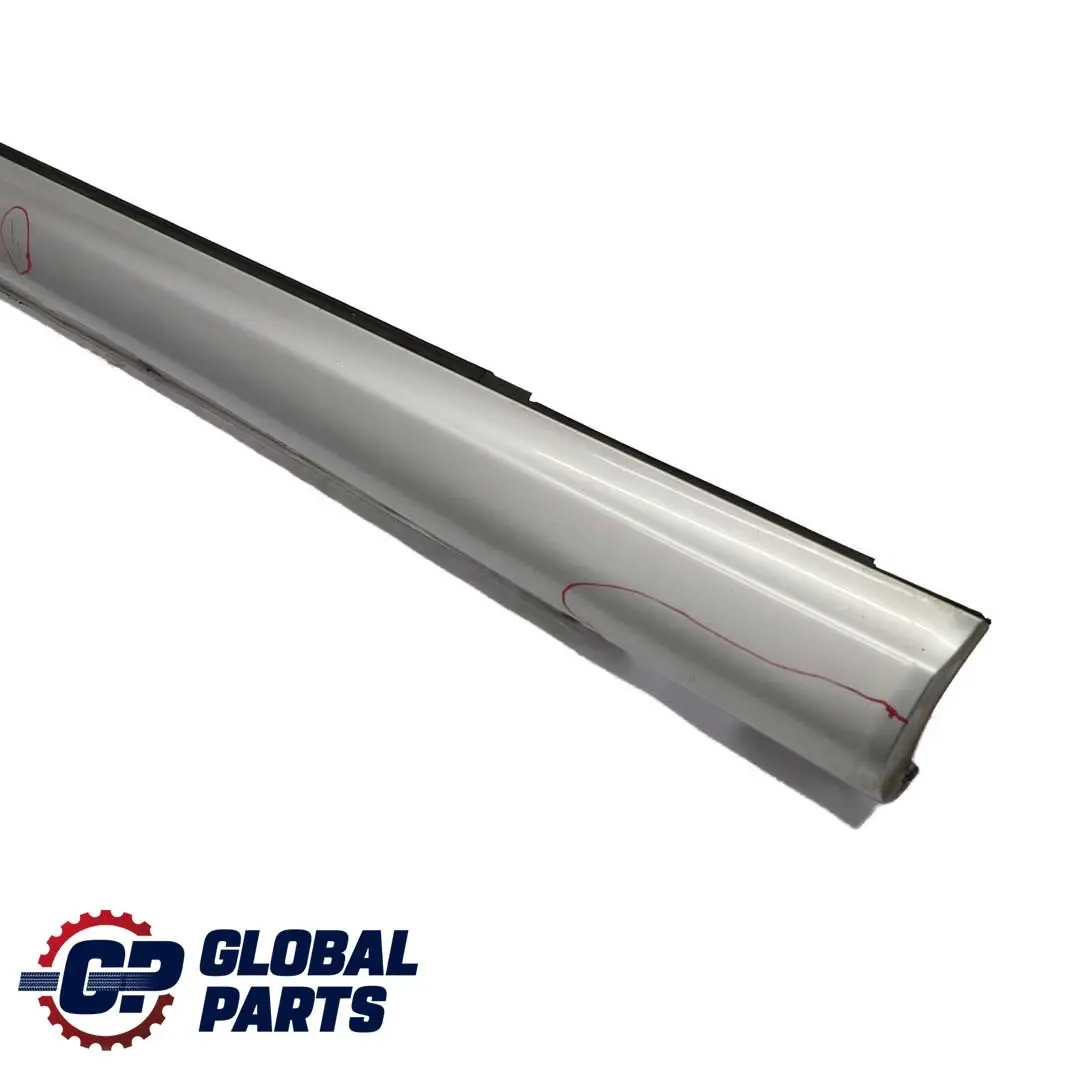  Mercedes-Benz C CL203 W203 Sill Side Cover Skirt Left N/S Brilliant Silver - SKU A2036980554-BRS - Part number A2036980554