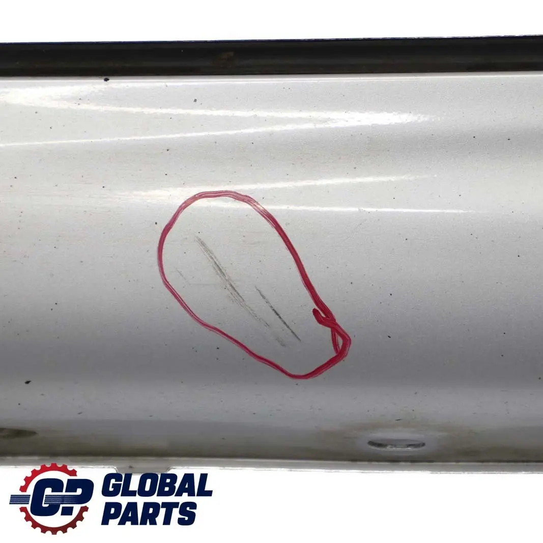  Mercedes-Benz C CL203 W203 Sill Side Cover Skirt Left N/S Brilliant Silver - SKU A2036980554-BRS - Part number A2036980554