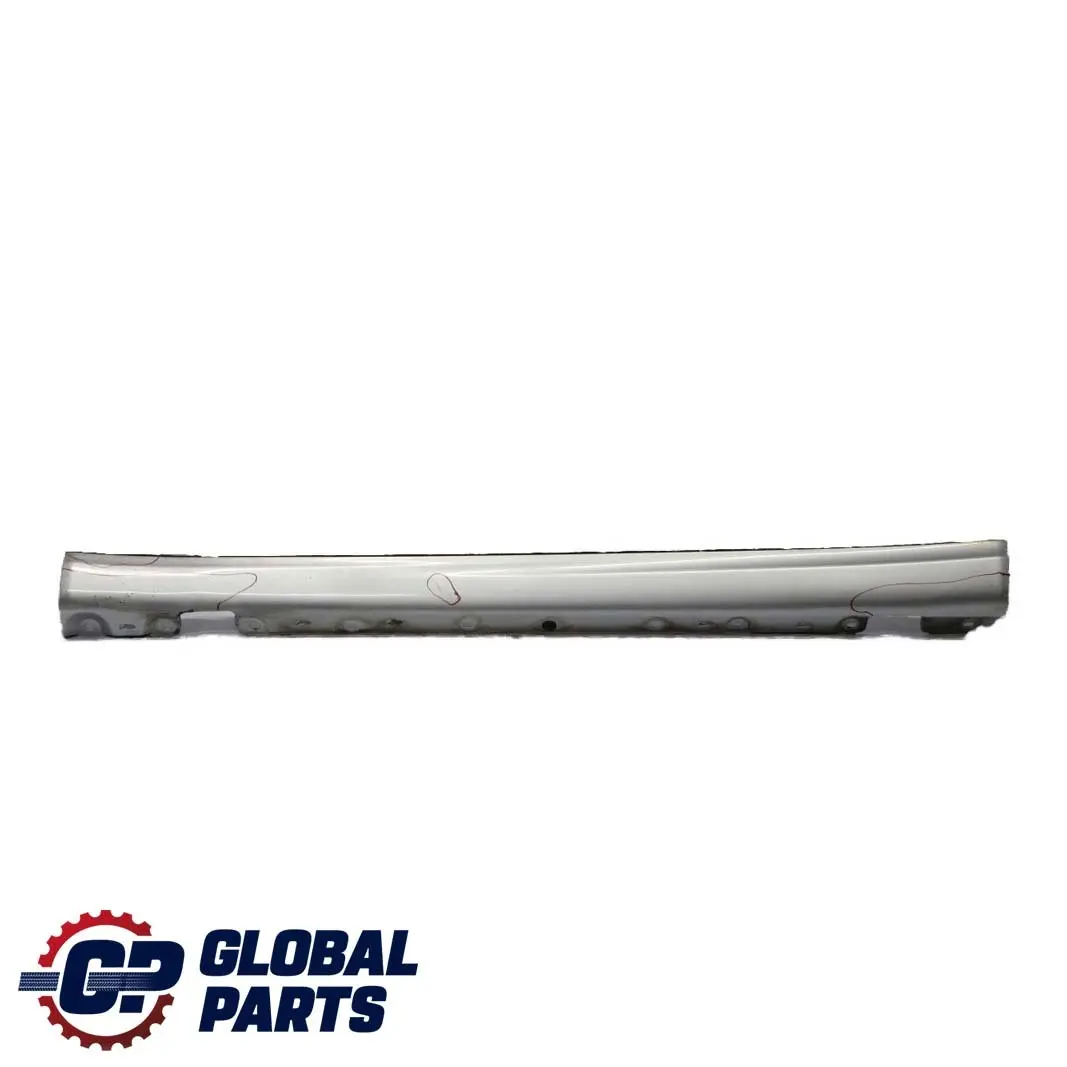  Mercedes-Benz C CL203 W203 Sill Side Cover Skirt Left N/S Brilliant Silver - SKU A2036980554-BRS - Part number A2036980554