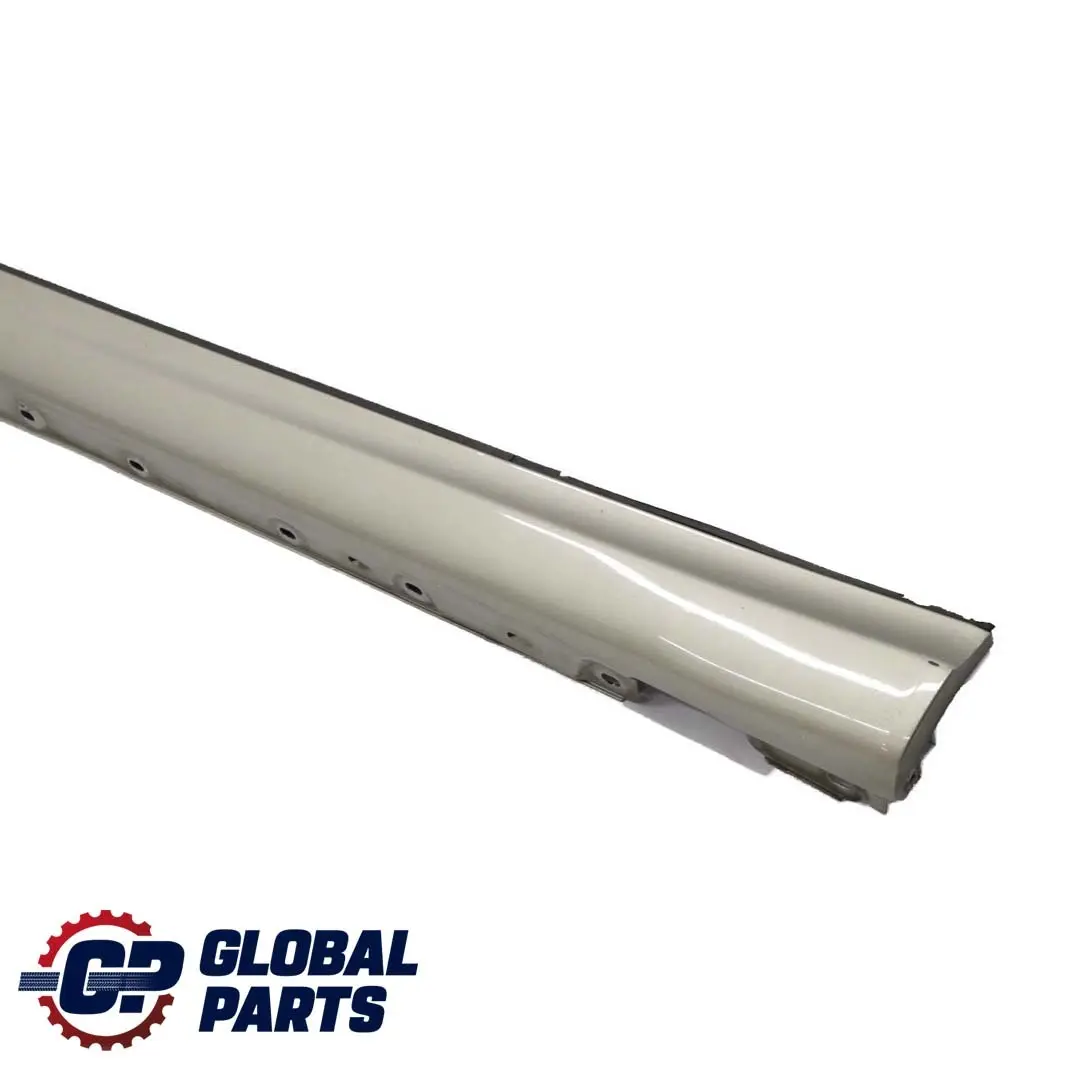 Mercedes C CLC W203 SportCoupe Sill Side Cover Skirt Left N/S Cubanite Silver - SKU A2036980554-CS - Part number A2036980554