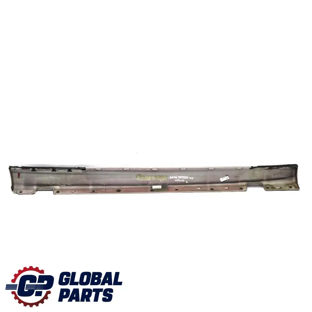 Mercedes C CLC W203 SportCoupe Sill Side Cover Skirt Left N/S Cubanite Silver - SKU A2036980554-CS - Part number A2036980554