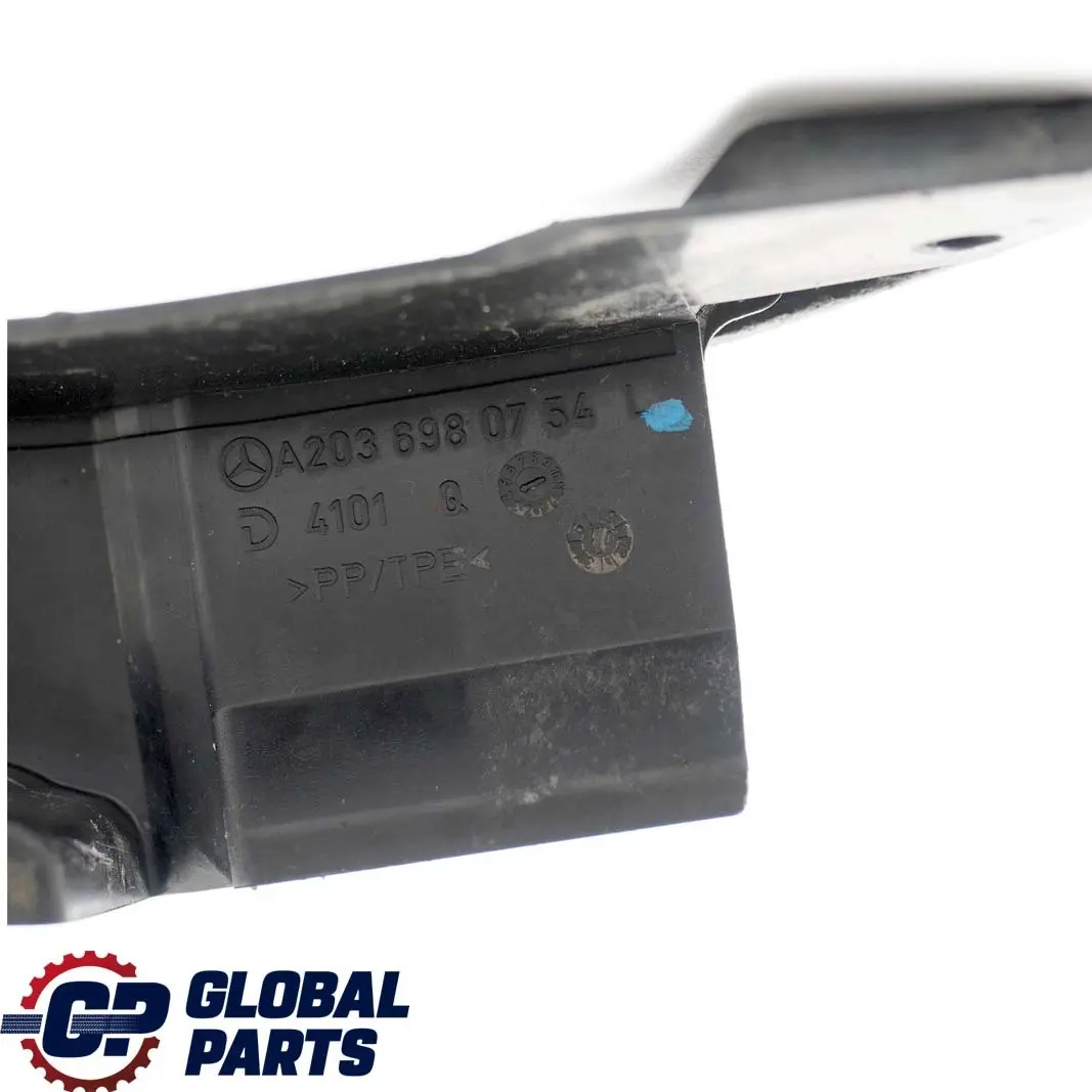 Mercedes-Benz C-Class W203 Rear Axle Splash Guard Trim Cover Left to with Part number A2036980754 Mercedes-Benz C-Class W203 Rear Axle Splash Guard Trim Cover Left - SKU A2036980754 - Part number A2036980754