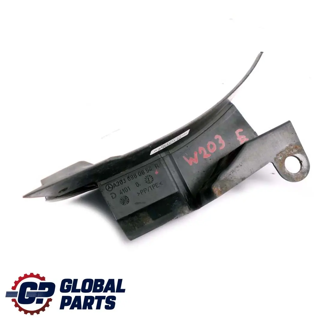 Eje Trasero Protector contra Salpicaduras Cubierta Derecha para Mercedes W203 con número de pieza A2036980854 Mercedes W203 Eje Trasero Protector contra Salpicaduras Cubierta Derecha - SKU A2036980854 - Número de pieza A2036980854