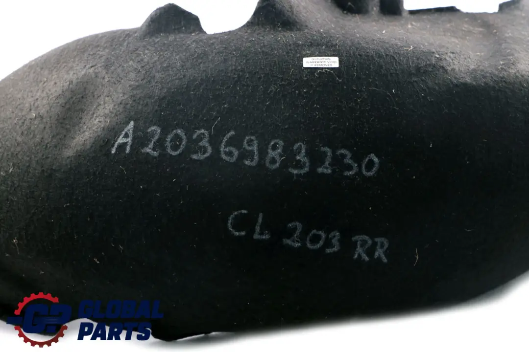 Mercedes Benz CLC Class CL203 Rear Right O/S Wheel Arch Trim Cover Panel - SKU A2036983230 - Part number A2036983230