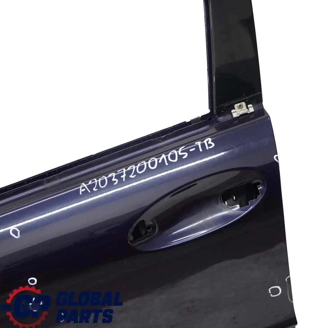  Mercedes-Benz C-Class W203 Door Front Left N/S Tanzanite Blue Metallic - 359 - SKU A2037200105-TB - Part number A2037200105
