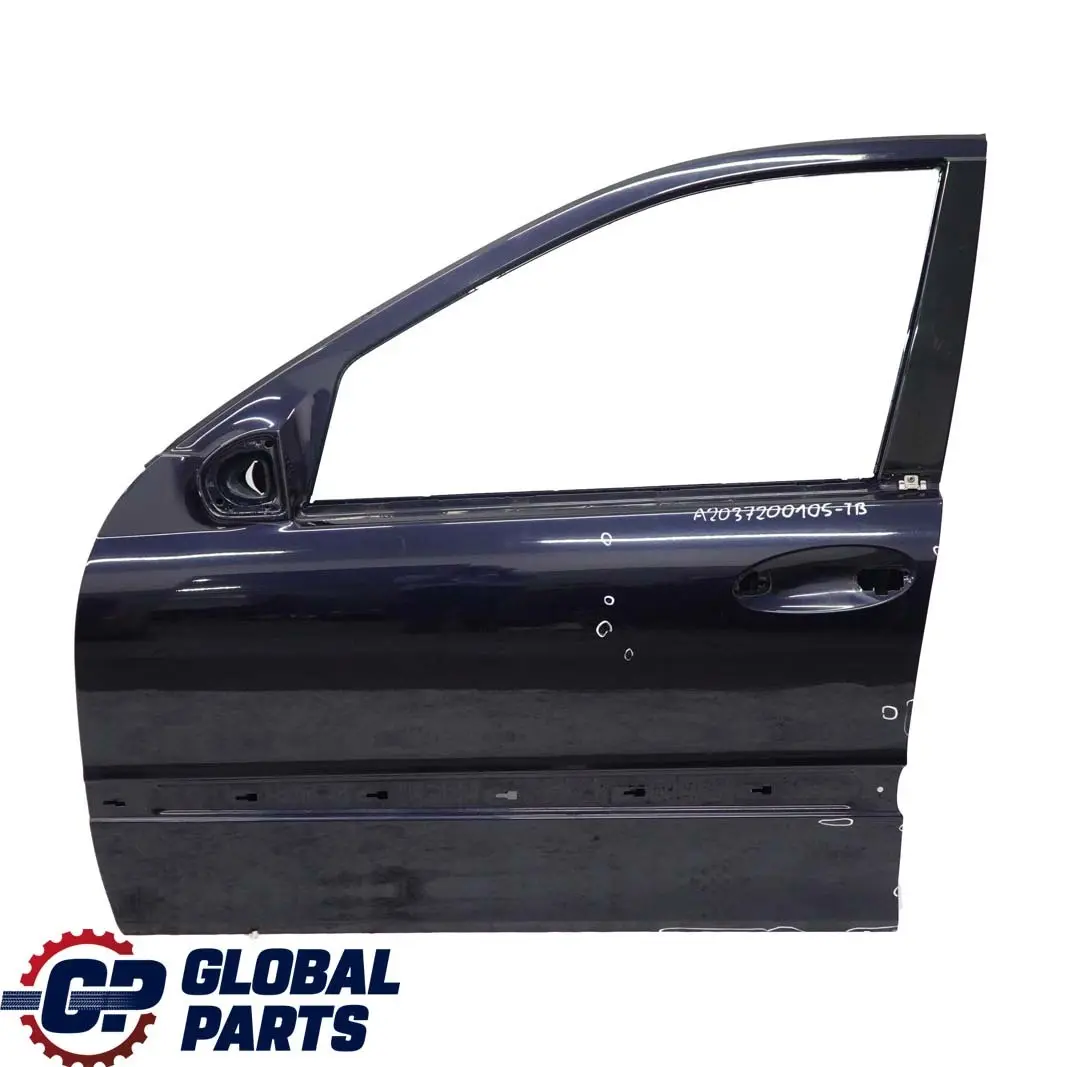 Mercedes-Benz C-Class W203 Door Front Left N/S Tanzanite Blue Metallic - 359 - SKU A2037200105-TB - Part number A2037200105