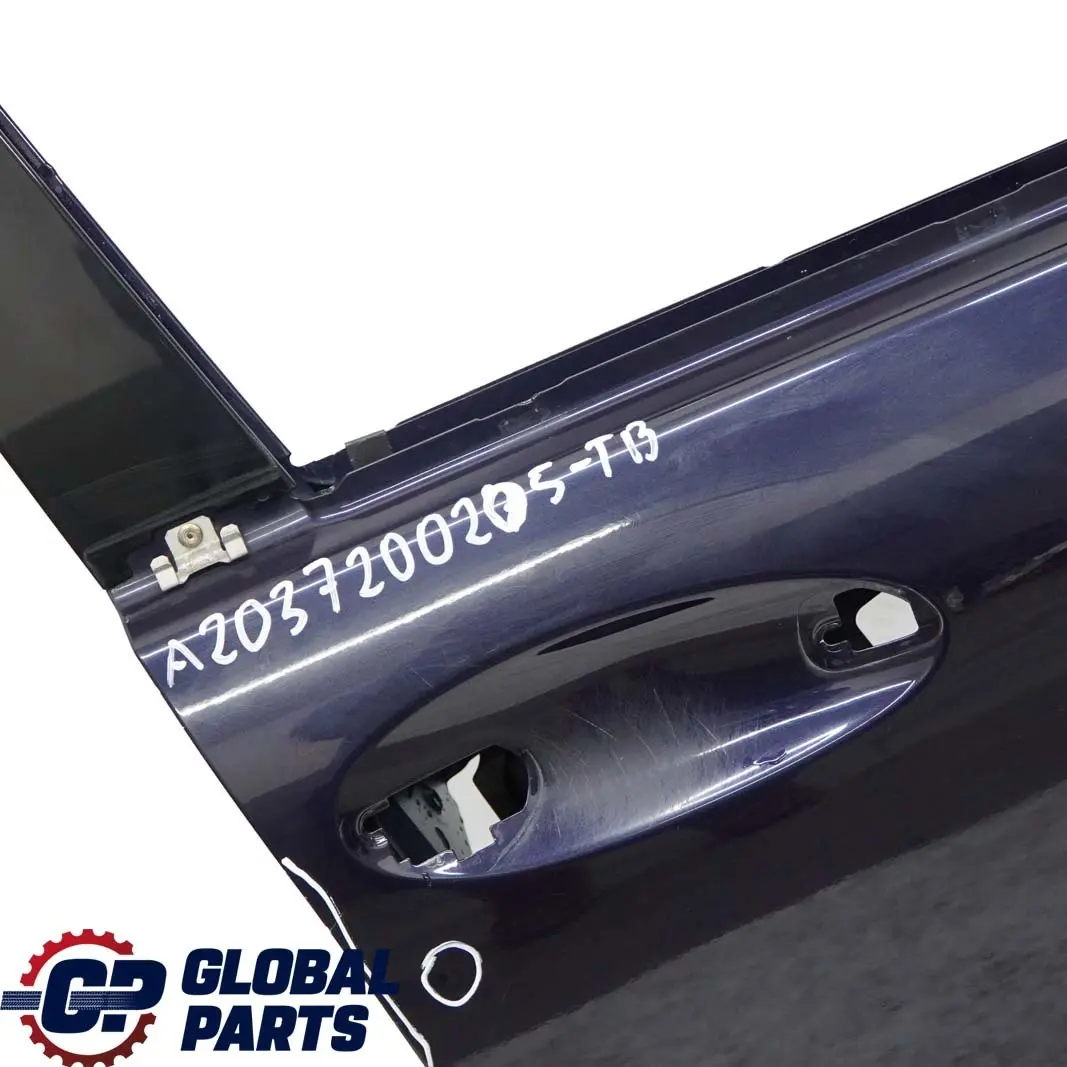 Clase C W203 Puerta Delantera Derecha Azul Tanzanita Metalizado - 359 para Mercedes con número de pieza A2037200205 Mercedes Clase C W203 Puerta Delantera Derecha Azul Tanzanita Metalizado - 359 - SKU A2037200205-TB - Número de pieza A2037200205