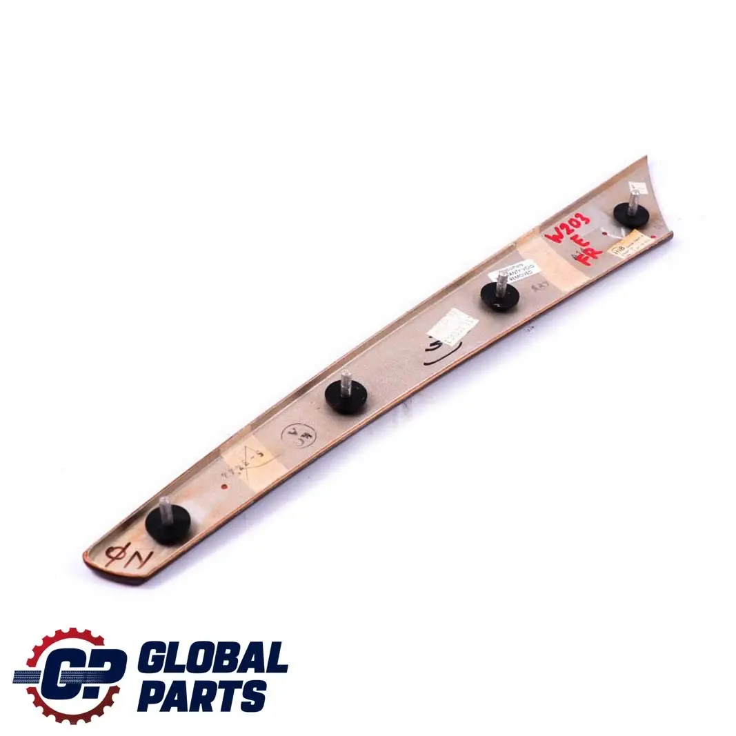 Mercedes-Benz C W203 Wood Strip Cover Trim Door Front Right O/S to with Part number A2037200222 Mercedes-Benz C W203 Wood Strip Cover Trim Door Front Right O/S - SKU A2037200222 - Part number A2037200222