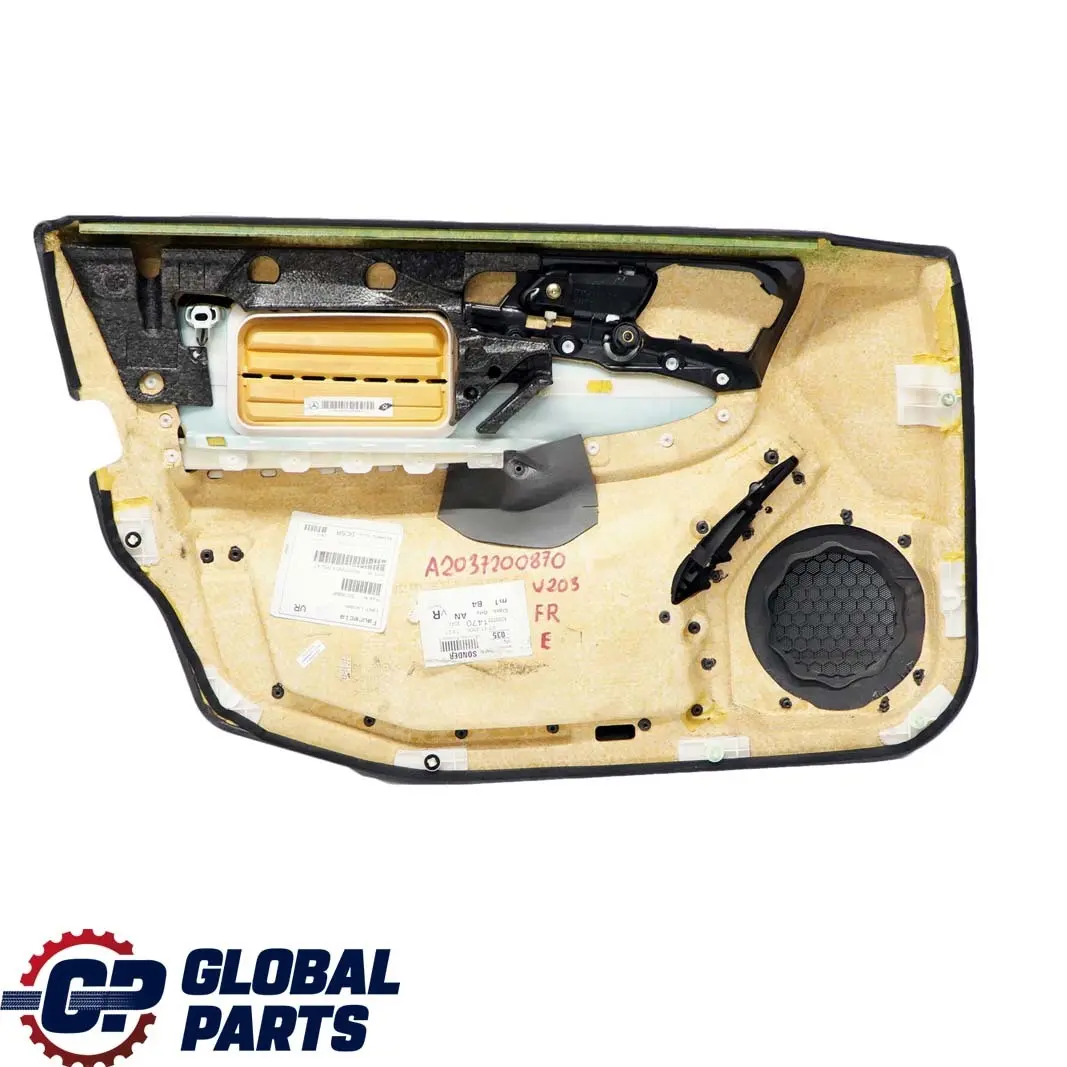  Mercedes-Benz C-Klasse W203 Türverkleidung Vorne Rechts Stoff Anthrazit - SKU A2037200870 - Teilenummer A2037200870