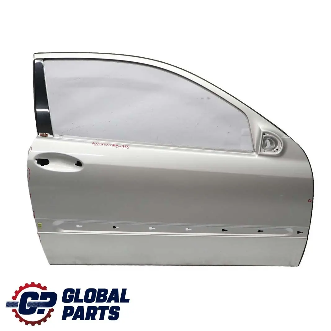  Mercedes-Benz C W203 CL203 Door Front Right O/S Brilliant Silver Metallic - 744 - SKU A2037201605-BRS - Part number A2037201605