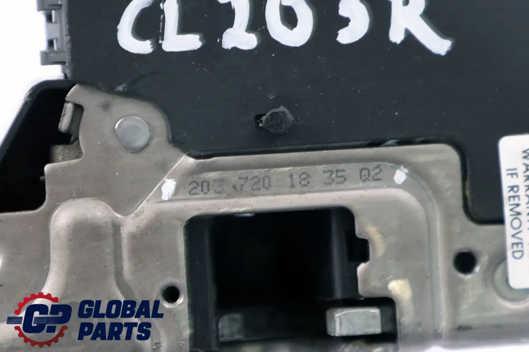 Mercedes-Benz CL203 Coupe Front Right O/S Door Lock Latch Mechanism Actuator to with Part number A2037201835 Mercedes-Benz CL203 Coupe Front Right O/S Door Lock Latch Mechanism Actuator - SKU rhd-A2037201835 - Part number A2037201835