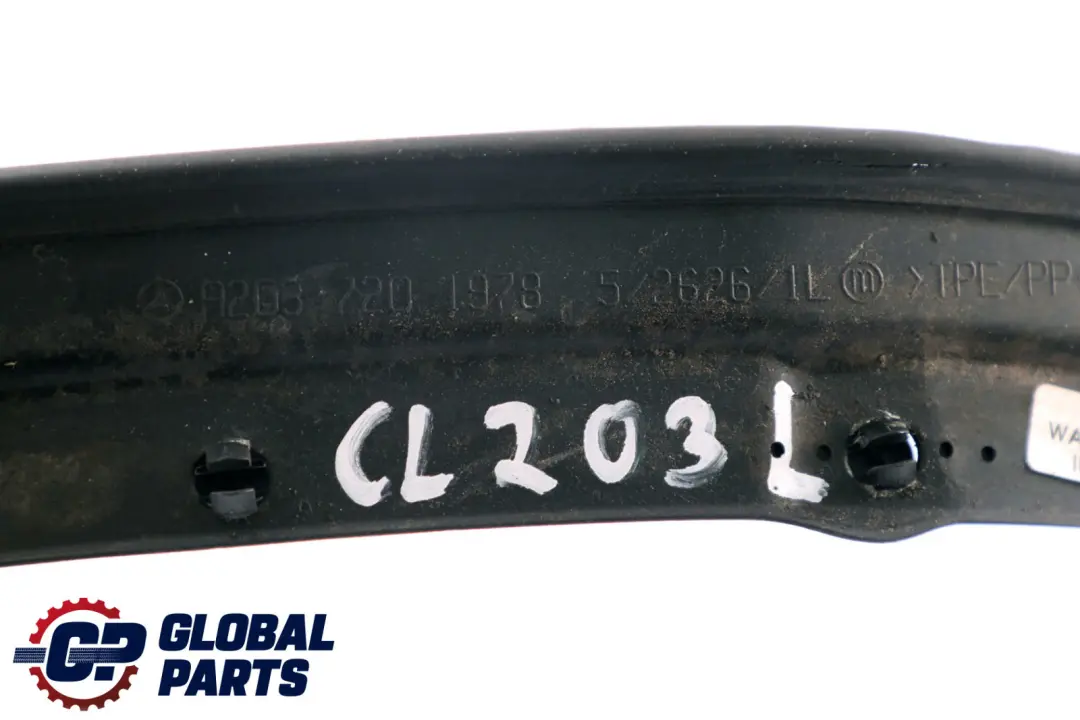  Mercedes-Benz CLC-Class CL203 Front Left N/S Door Weatherstrip Seal - SKU A2037201978 - Part number A2037201978