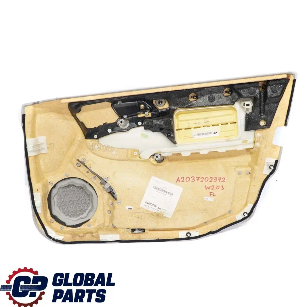 Mercedes-Benz C W203 Front Left N/S Door Card Trim Panel Cloth Alpaca Grey to with Part number A2037202972 Mercedes-Benz C W203 Front Left N/S Door Card Trim Panel Cloth Alpaca Grey - SKU A2037202972 - Part number A2037202972