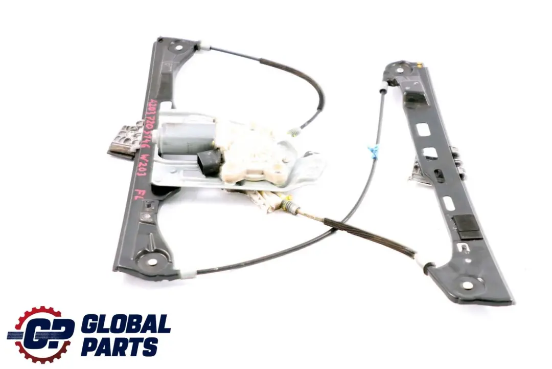 Porta anteriore sinistra Regolatore Alzacristalli Elettrico per Mercedes C W203 con numero di parte A2037203146 Mercedes C W203 Porta anteriore sinistra Regolatore Alzacristalli Elettrico - SKU A2037203146 - Numero di parte A2037203146