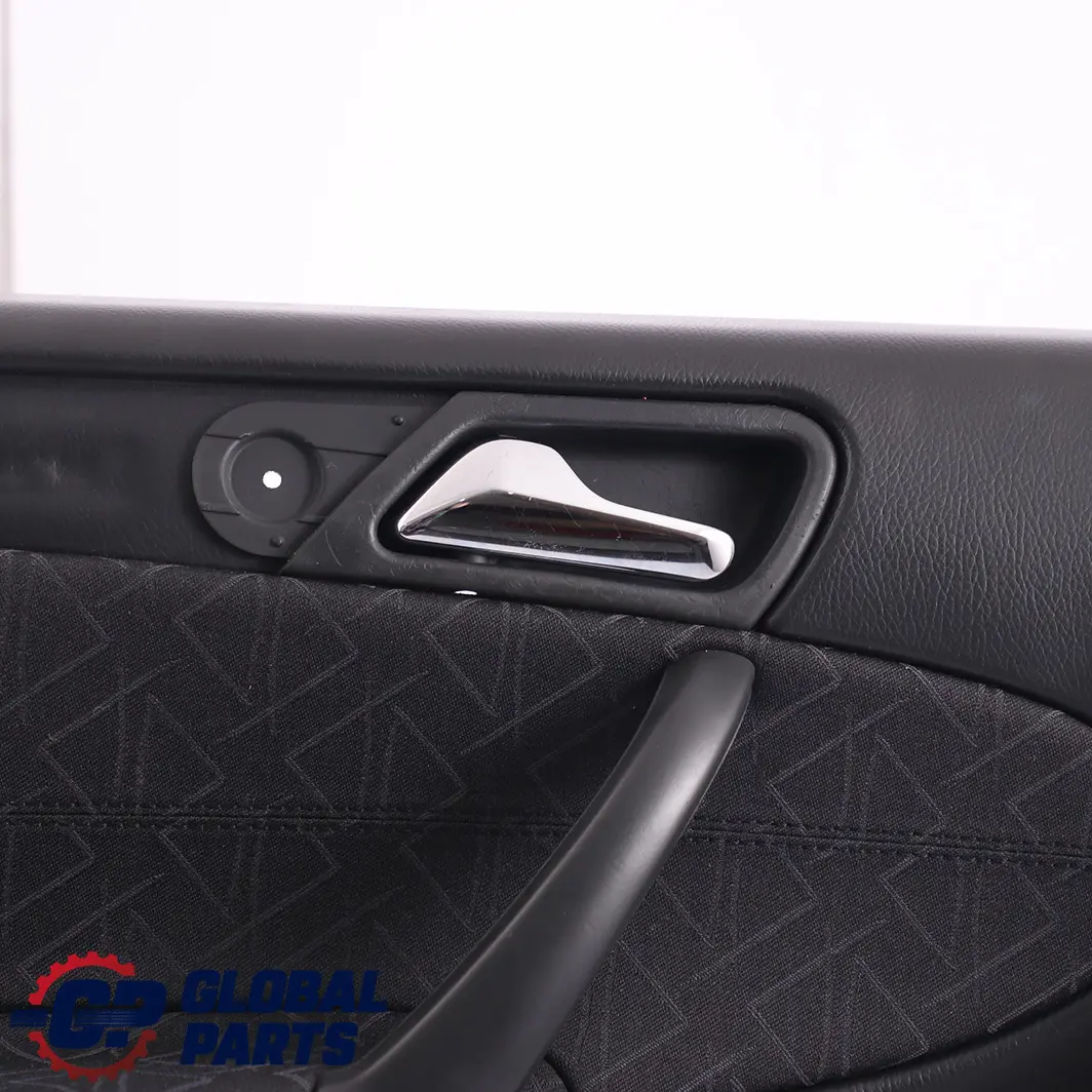 Mercedes-Benz C-Class W203 Front Left N/S Door Card Trim Panel Cloth Black to with Part number A2037208170 Mercedes-Benz C-Class W203 Front Left N/S Door Card Trim Panel Cloth Black - SKU A2037208170-1 - Part number A2037208170