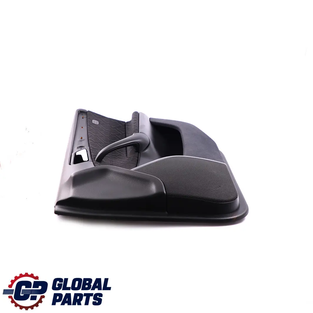 Mercedes W203 Delantera Derecha O / Panel De La tarjeta De puerta De tela Negro - SKU A2037208270-1 - Número de pieza A2037208270