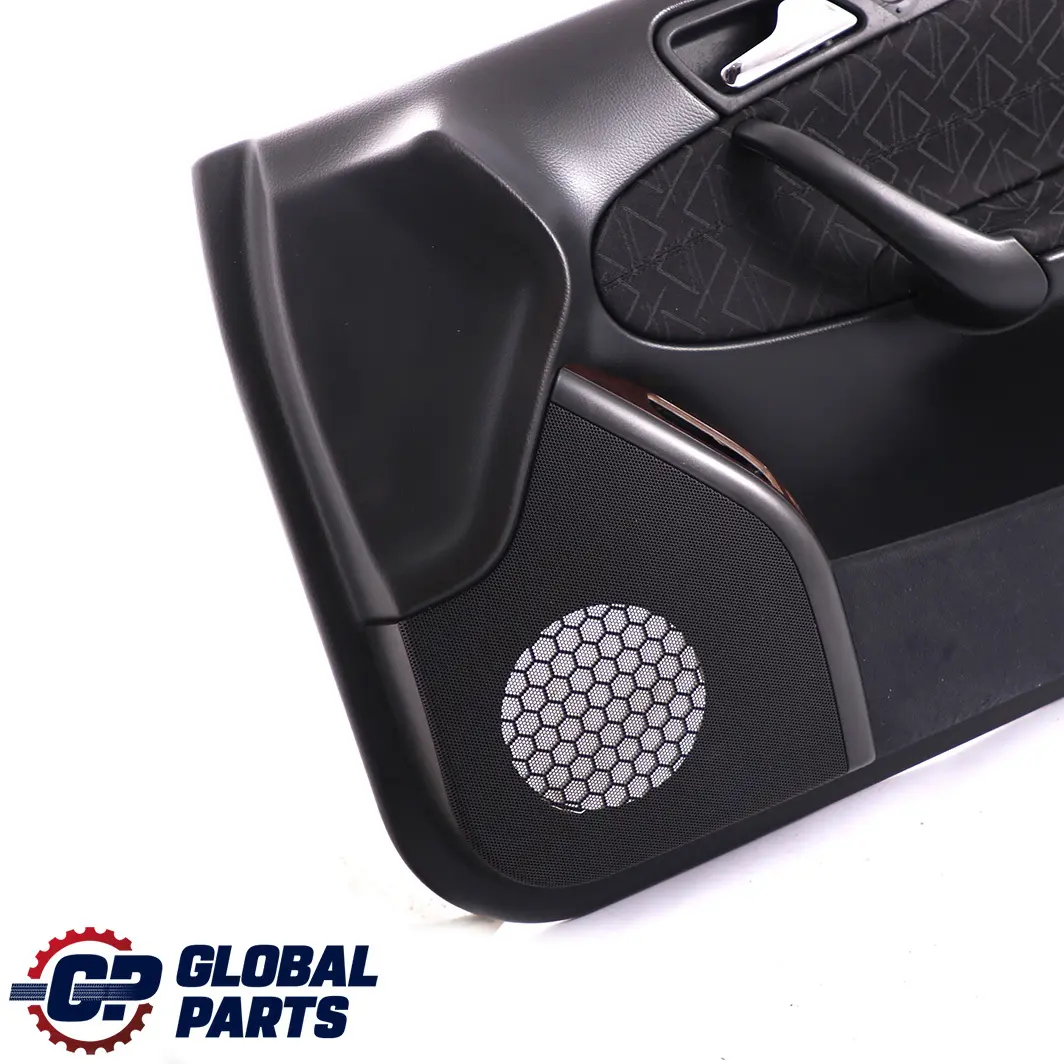 Mercedes W203 Delantera Derecha O / Panel De La tarjeta De puerta De tela Negro - SKU A2037208270-1 - Número de pieza A2037208270