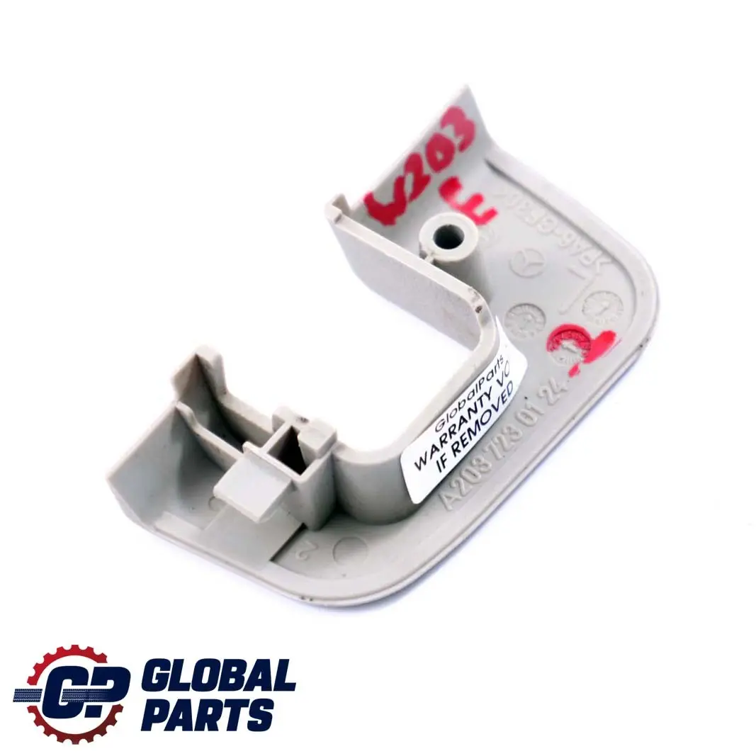 Mercedes-Benz C CLK W203 C209 Türschloss Verkleidung Links Grau - SKU A2037230124-2 - Teilenummer A2037230124