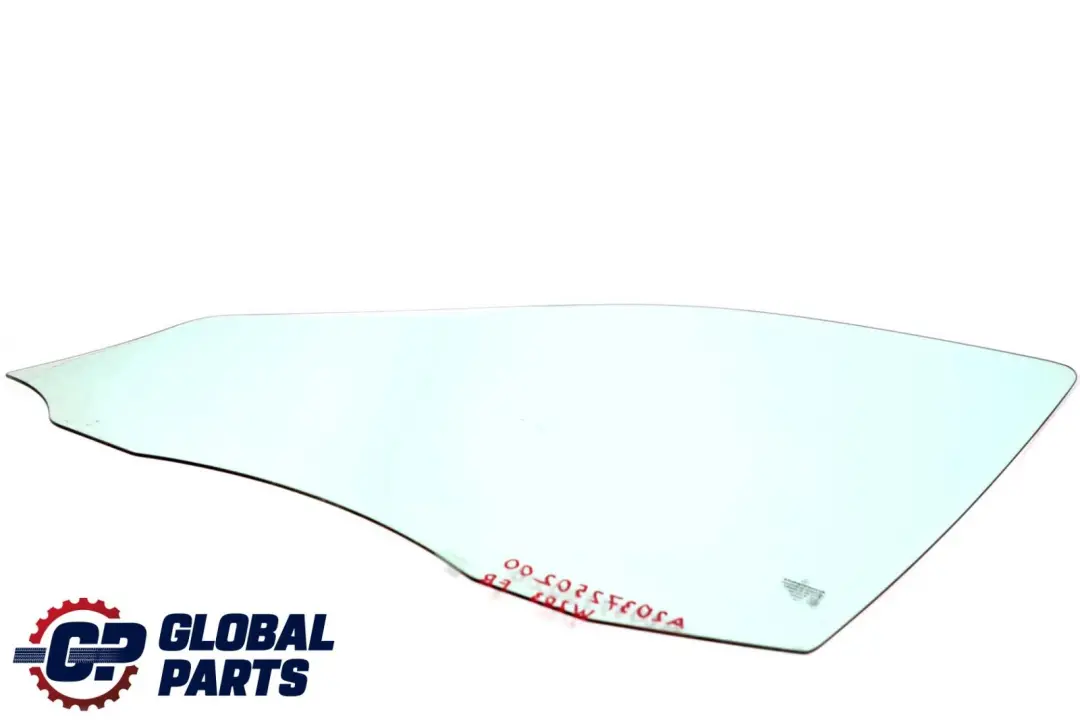 Mercedes W203 Front Right O/S Window Glass Green AS2 - SKU A2037250000 - Part number A2037250000