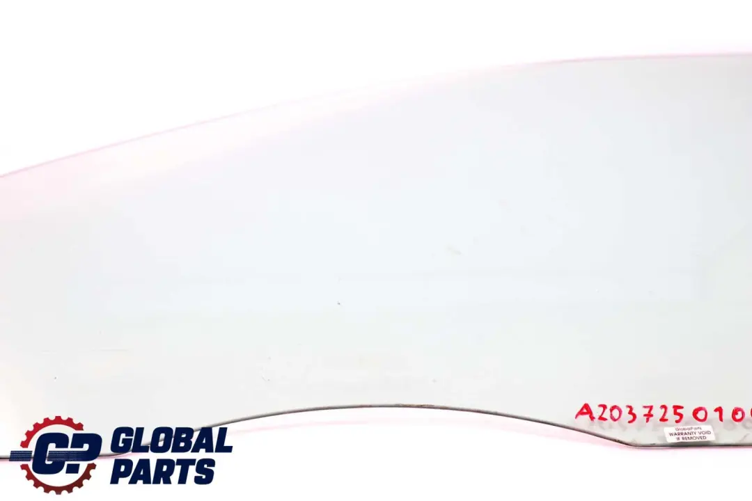Mercedes W203 Vitrage avant gauche Vert AS2 - SKU A2037250100 - Numéro de pièce A2037250100