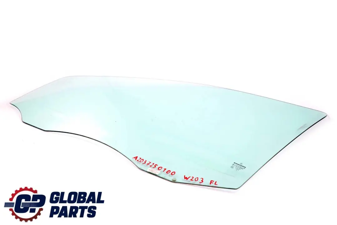 Vetro anteriore sinistro Verde AS2 per Mercedes W203 con numero di parte A2037250100 Mercedes W203 Vetro anteriore sinistro Verde AS2 - SKU A2037250100 - Numero di parte A2037250100