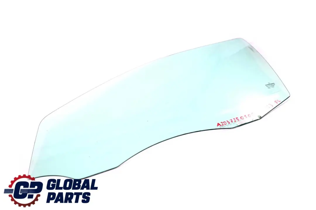 Cristal delantero izquierdo Verde AS2 para Mercedes W203 con número de pieza A2037250100 Mercedes W203 Cristal delantero izquierdo Verde AS2 - SKU A2037250100 - Número de pieza A2037250100