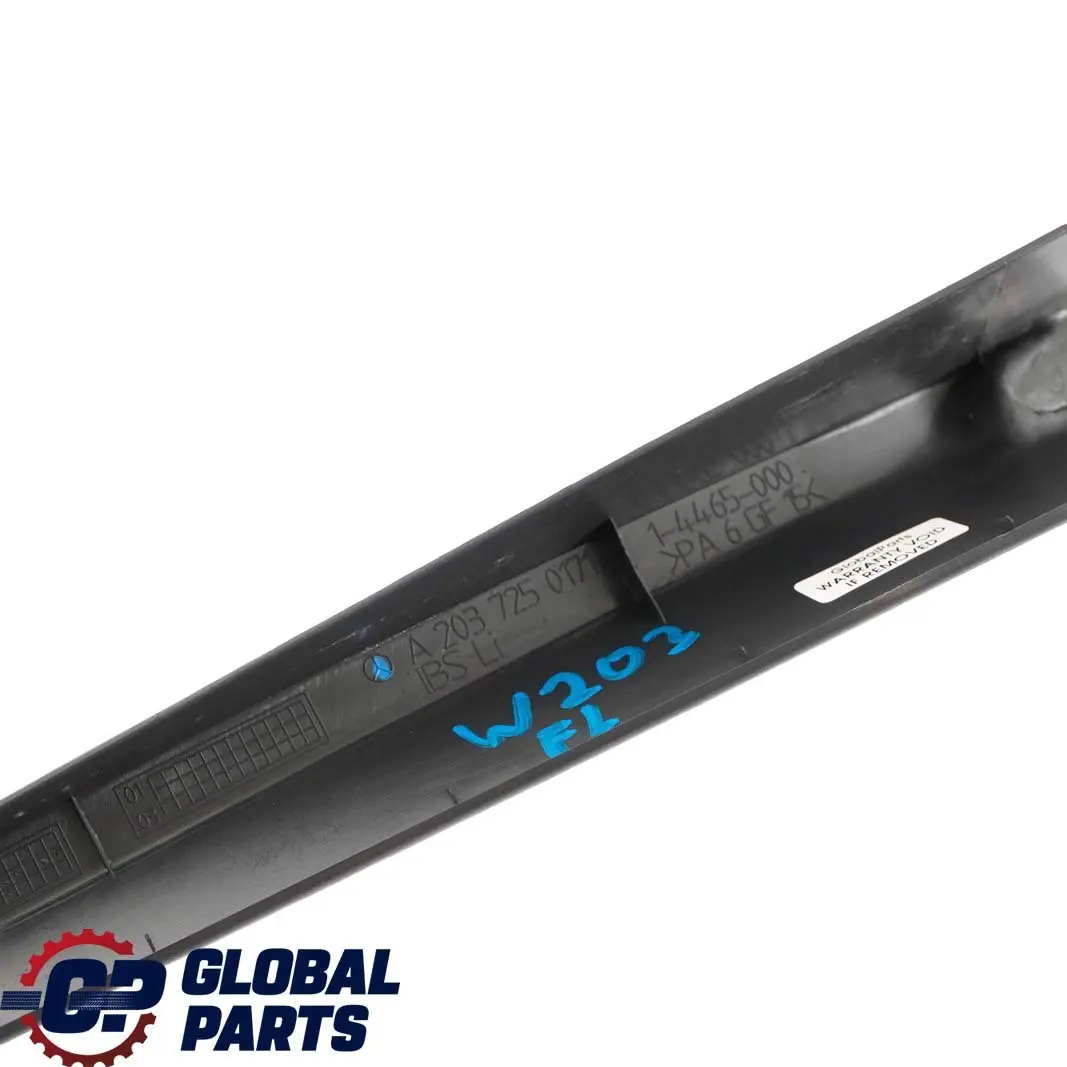  Mercedes-Benz C W203 Front Left N/S Door Window Frame Trim Cover - SKU A2037250171 - Part number A2037250171