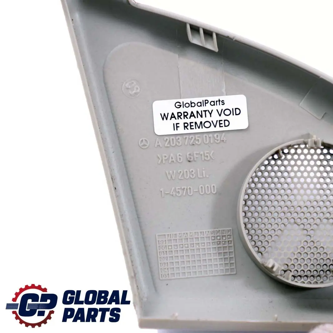 Mercedes-Benz C W203 Front Left N/S Wing Mirror Triangle Trim Cover to with Part number A2037250194 Mercedes-Benz C W203 Front Left N/S Wing Mirror Triangle Trim Cover - SKU A2037250194 - Part number A2037250194