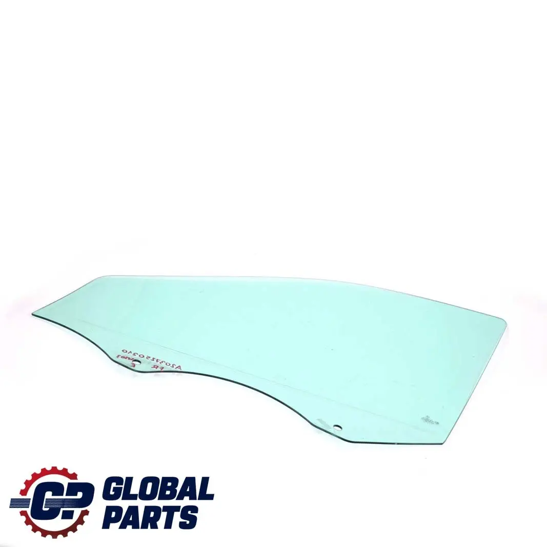  Mercedes-Benz Clase C W203 Delantero Derecho Cristal Verde AS2 - SKU A2037250210 - Número de pieza A2037250210