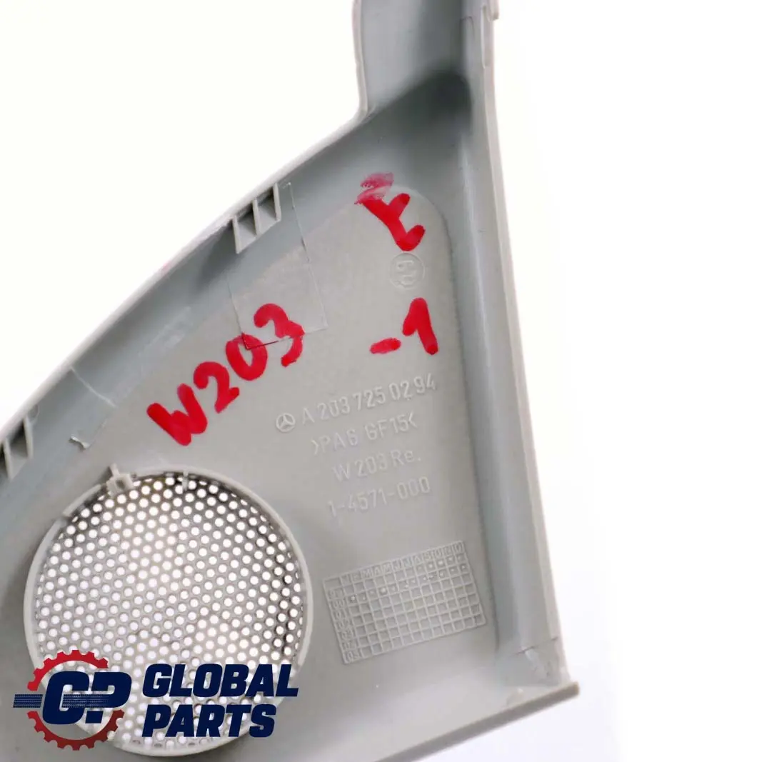Mercedes-Benz C W203 Door Tweeter Speaker Cover Grille Front Right to with Part number A2037250294 Mercedes-Benz C W203 Door Tweeter Speaker Cover Grille Front Right - SKU A2037250294-1 - Part number A2037250294