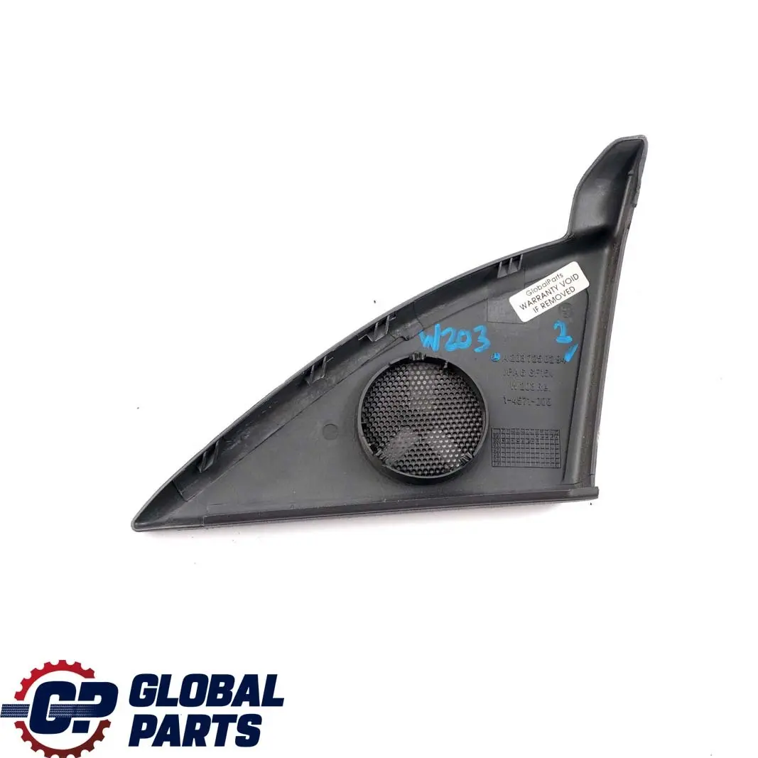  Mercedes-Benz C W203 Door Tweeter Speaker Cover Grille Right Black - SKU A2037250294-2 - Part number A2037250294