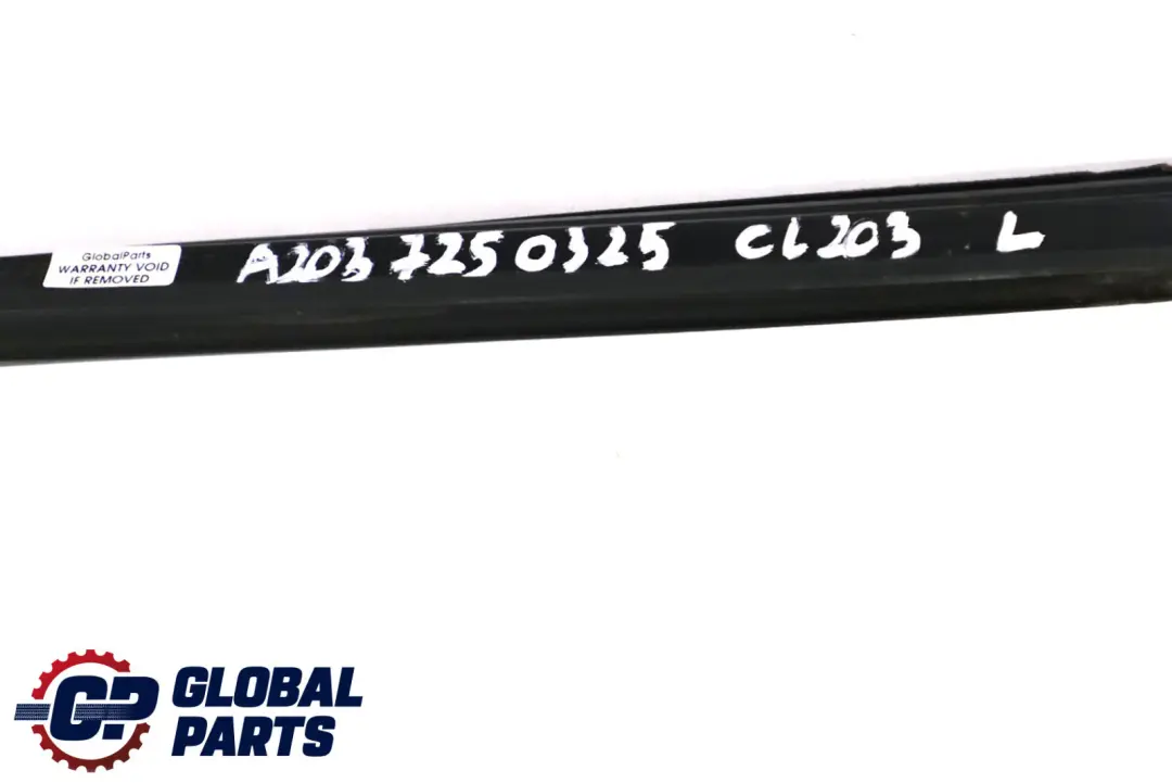 Front Left Door N/S Window Seal Gasket to Mercedes CLC-Class CL203 with Part number A2037250325 Mercedes CLC-Class CL203 Front Left Door N/S Window Seal Gasket - SKU A2037250325 - Part number A2037250325