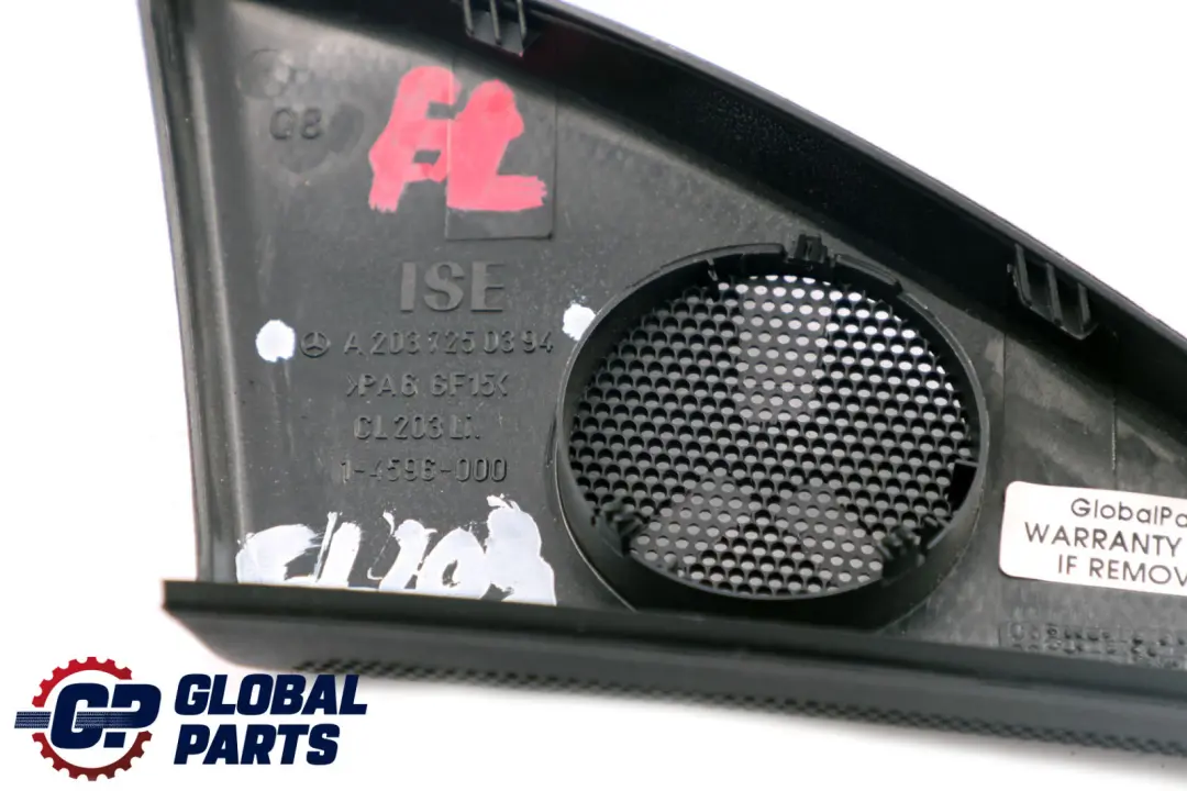 Specchio Anteriore Sinistro Triangolo Copertura per Mercedes CLC CL203 con numero di parte A2037250394 Mercedes CLC CL203 Specchio Anteriore Sinistro Triangolo Copertura - SKU A2037250394 - Numero di parte A2037250394