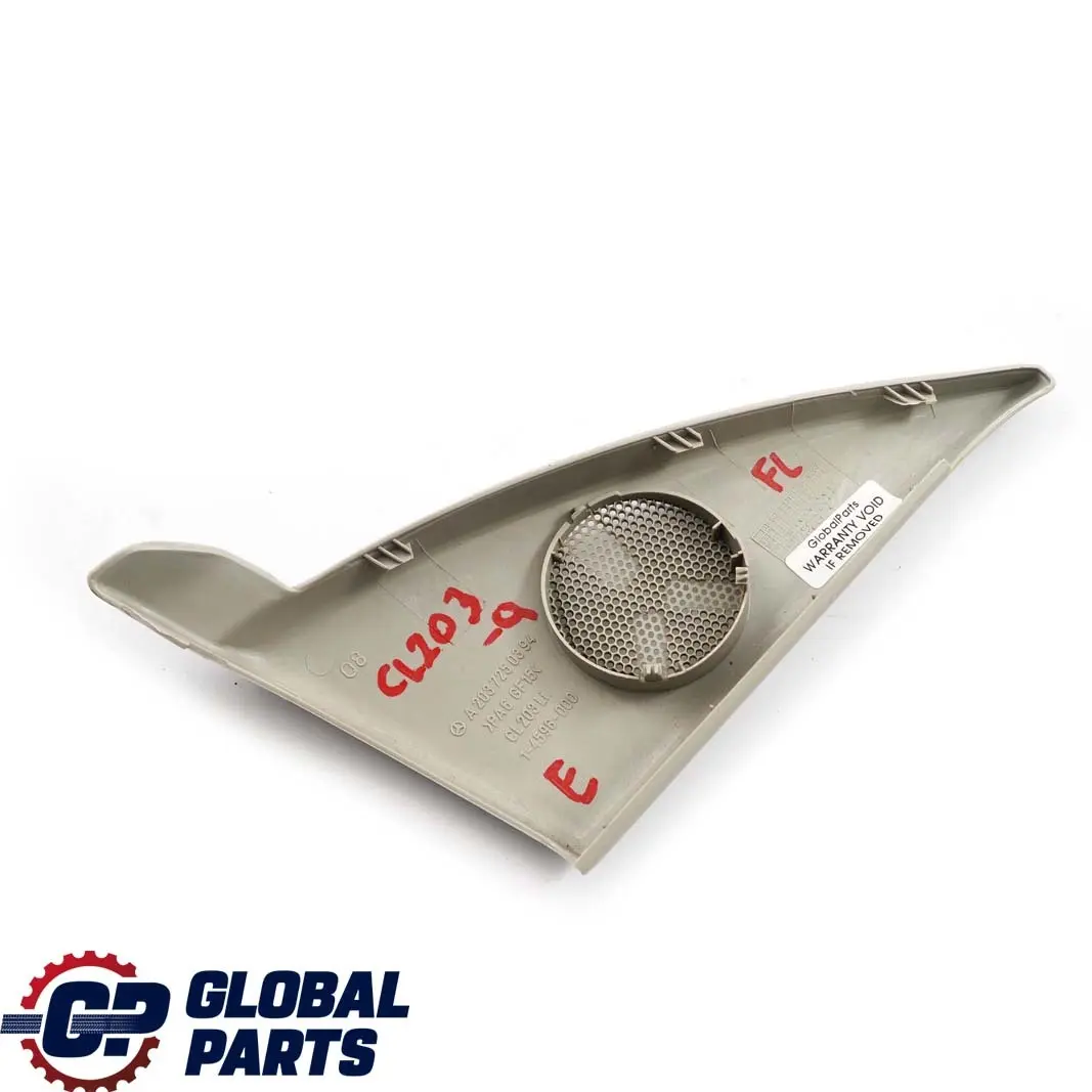 Mercedes-Benz CL203 Front Left N/S Wing Mirror Triangle Trim Cover to with Part number A2037250394 Mercedes-Benz CL203 Front Left N/S Wing Mirror Triangle Trim Cover - SKU A2037250394-q - Part number A2037250394