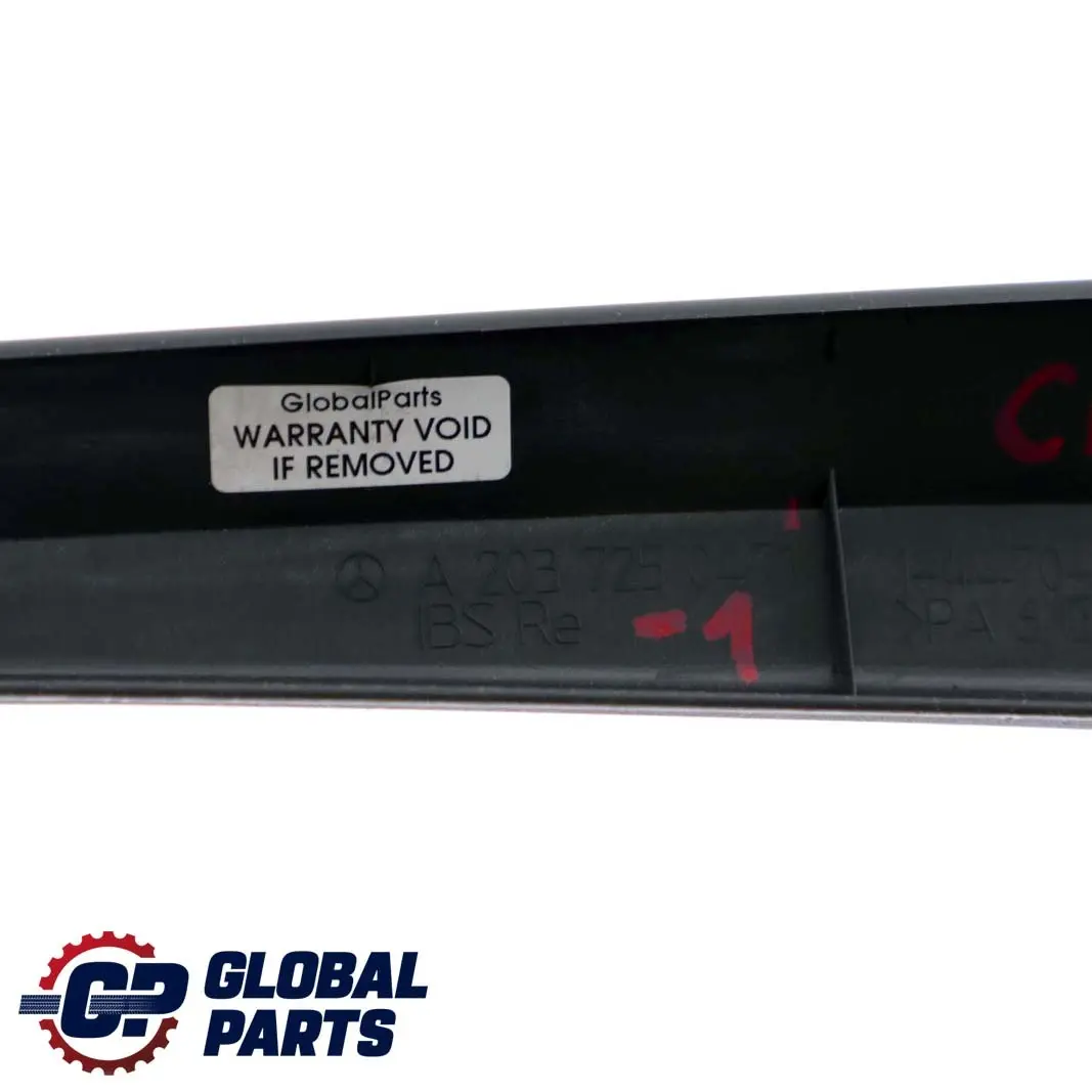 Destra O/S Finestrino Telaio Trim Mould Cover Mercedes CLC CL203 - SKU A2037250471-1 - Numero di parte A2037250471