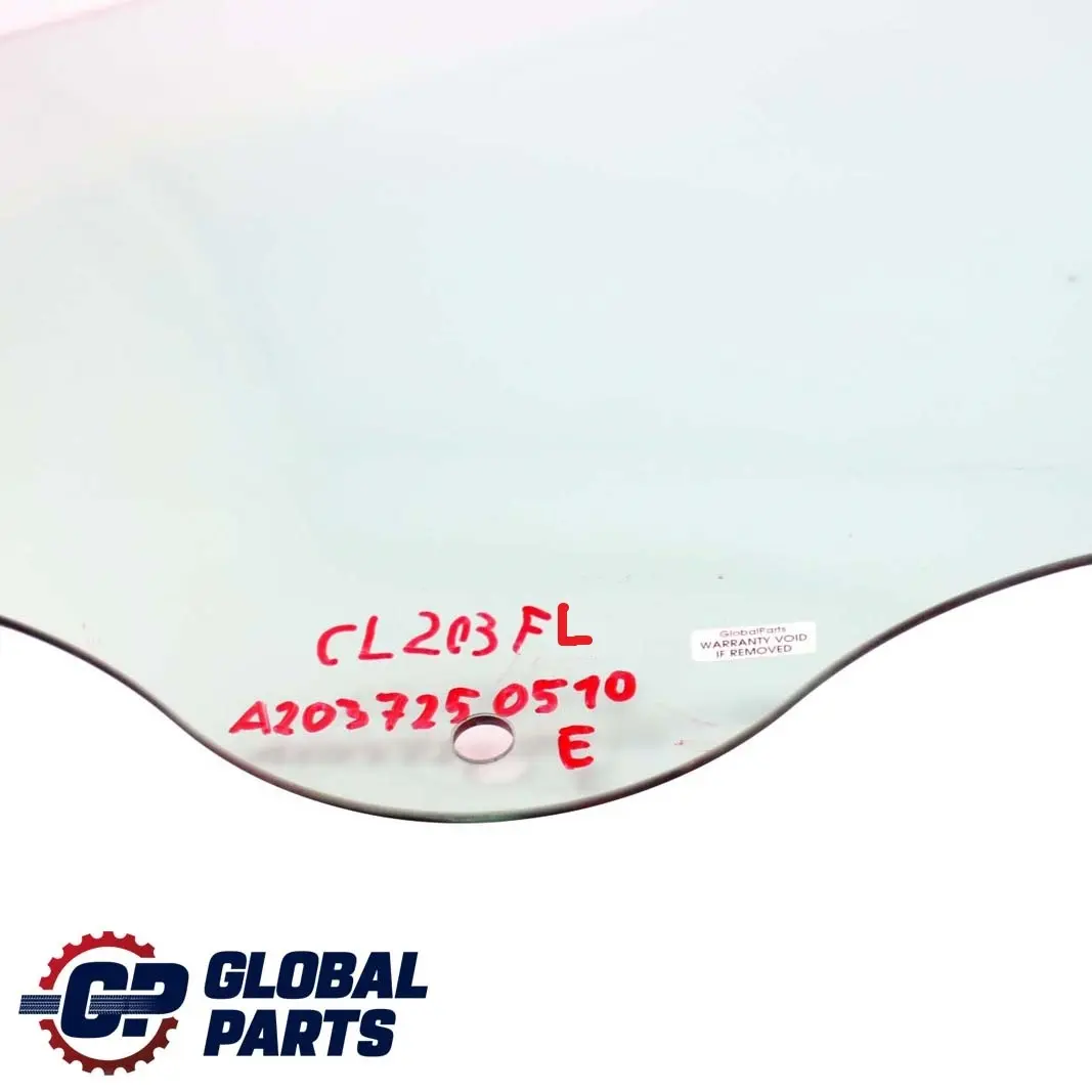 Mercedes-Benz CLC-Class CL203 Front Left N/S Window Glass AS2 to with Part number A2037250510 Mercedes-Benz CLC-Class CL203 Front Left N/S Window Glass AS2 - SKU A2037250510 - Part number A2037250510