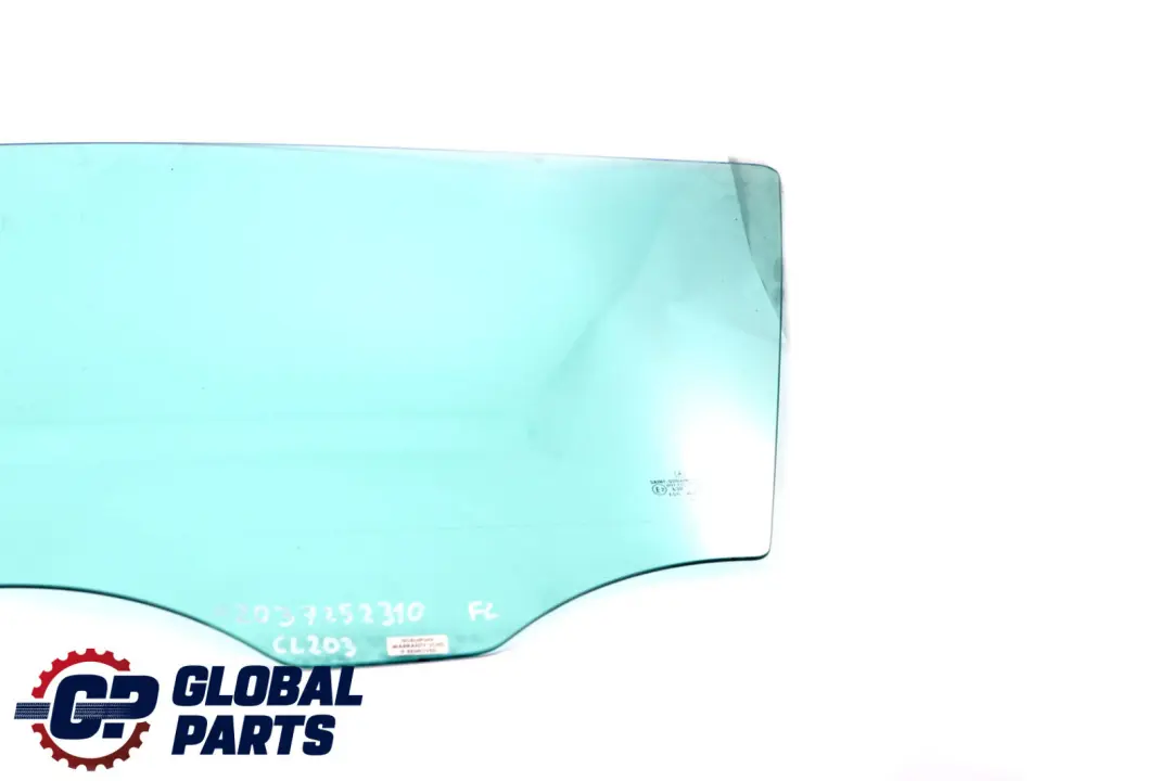 Front Left N/S Window Glass AS2 to Mercedes CL203 with Part number A2037252310 Mercedes CL203 Front Left N/S Window Glass AS2 - SKU A2037252310 - Part number A2037252310