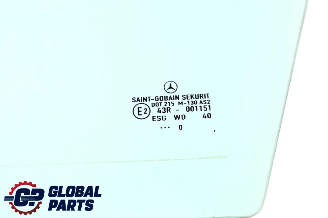 Anteriore Sinistra Blu Vetro Disco AS2 per Mercedes CLC CL203 con numero di parte A2037252310 Mercedes CLC CL203 Anteriore Sinistra Blu Vetro Disco AS2 - SKU A2037252310 - Numero di parte A2037252310