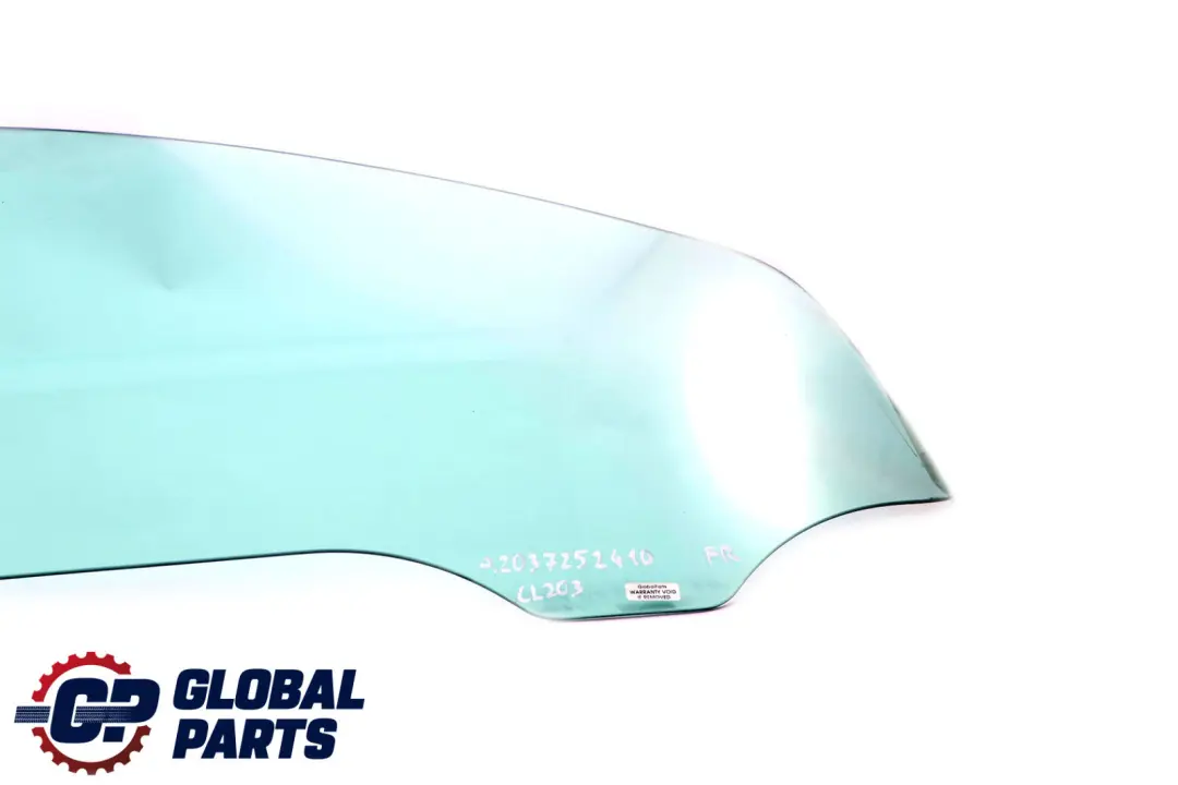 Mercedes CL203 Front Right O/S Window Glass AS2 - SKU A2037252410 - Part number A2037252410