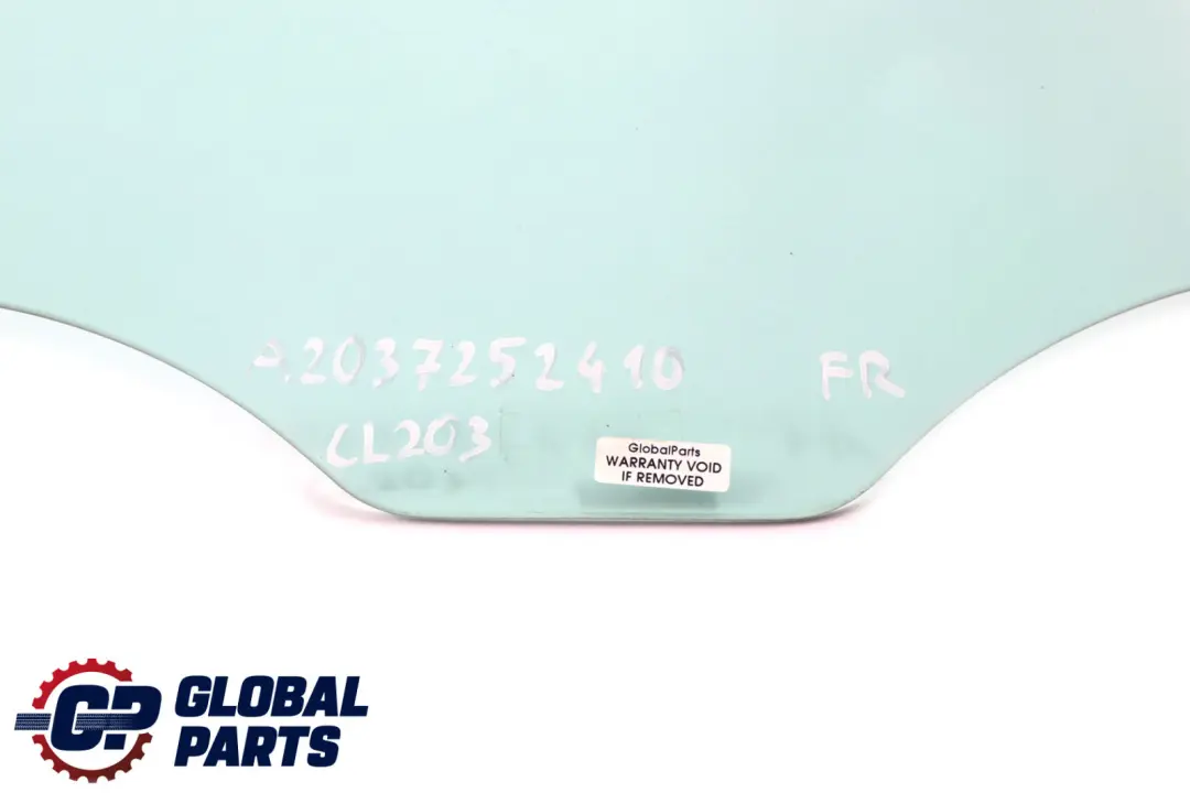 Delantero Derecho Cristal AS2 para Mercedes CL203 con número de pieza A2037252410 Mercedes CL203 Delantero Derecho Cristal AS2 - SKU A2037252410 - Número de pieza A2037252410