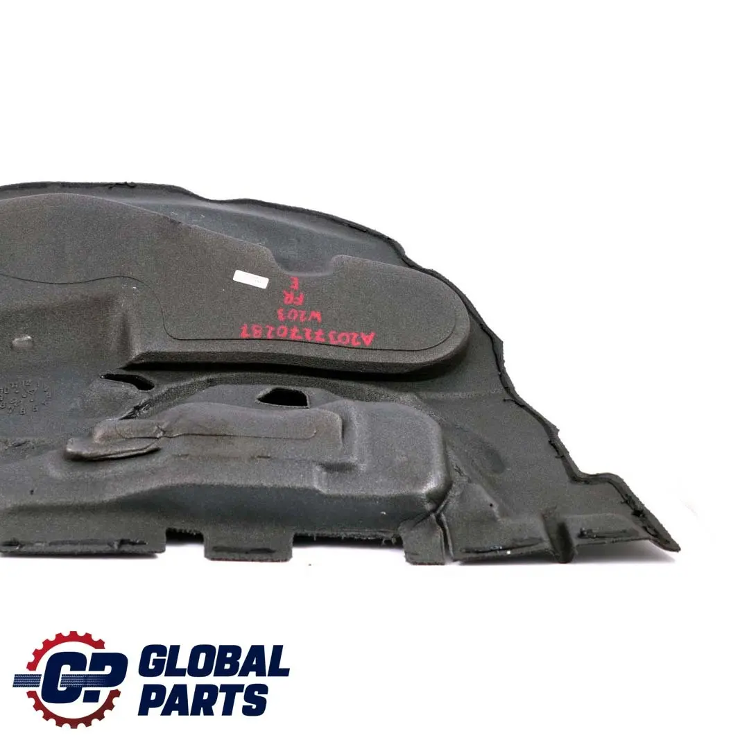 Mercedes-Benz C W203 Front Right O/S Interior Door Insulation Seal - SKU A2037270287 - Part number A2037270287