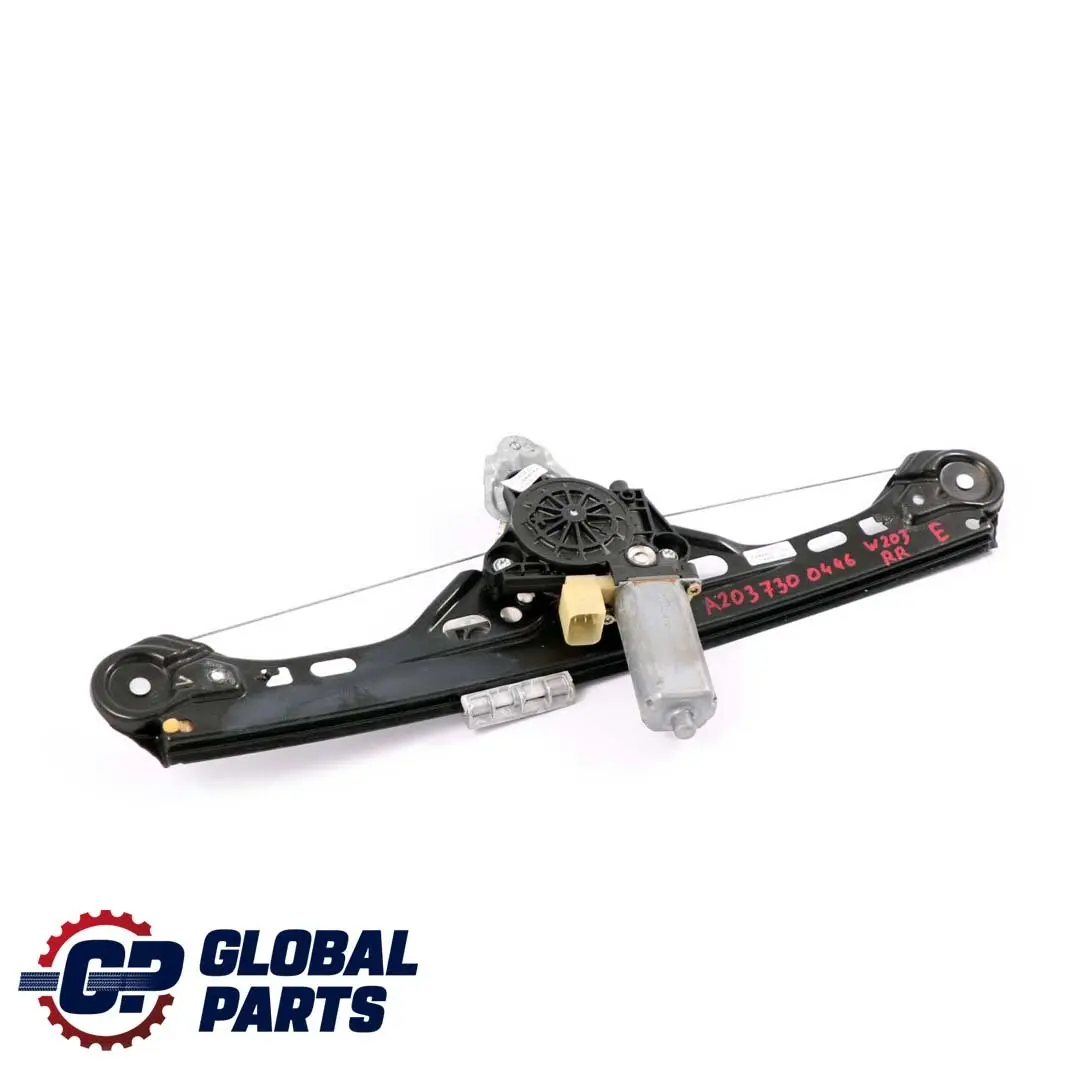 Mercedes W203 Rear Right Door Window Regulator Lift Electric - SKU A2037300446 - Part number A2037300446